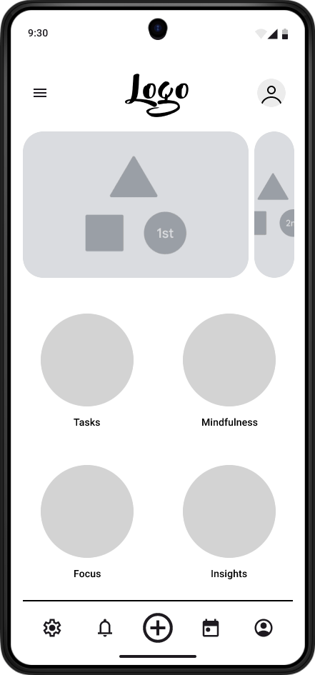 MindTime Low-Fidelity Prototype